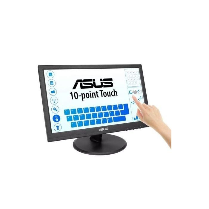 Asus VT169HE Monitor Táctil Profesional 15.6" Full HD IPS 10 Puntos Táctiles Windows 11 Eye Care VESA Negro 1