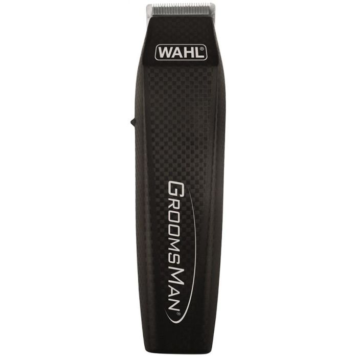 Wahl 5537-3016 Multigroomer Groomsman, Precisión 2-12mm, 3 Cabezales, Cuchillas Carbono Autoafilables, A Pilas para Viajar 1