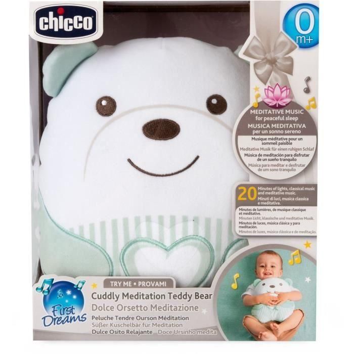 Osito de peluche suave - CHICCO - Verde - Desde el nacimiento 3 Osito de peluche suave - CHICCO - Verde - Desde el nacimiento 3