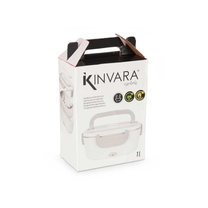 Fiambrera Termo Electrica Gris 1,05 L Kinvara 23X10CM (6 Unidades) 2 Fiambrera Termo Electrica Gris 1,05 L Kinvara 23X10CM (6 Unidades) 2