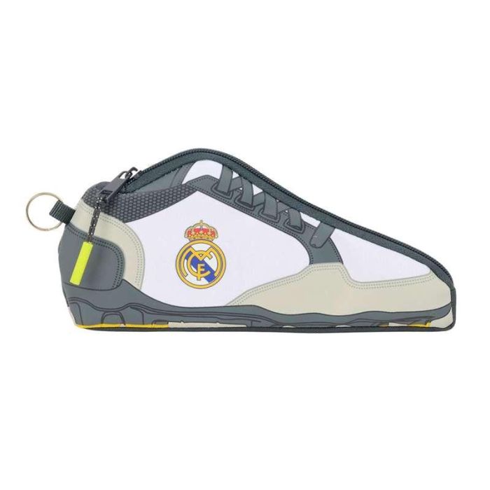 Safta Portatodo Zapatilla Real Madrid Equipación 25/26, Estuche Escolar 24x10x2 cm para +3 años Safta Portatodo Zapatilla Real Madrid Equipación 25/26, Estuche Escolar 24x10x2 cm para +3 años