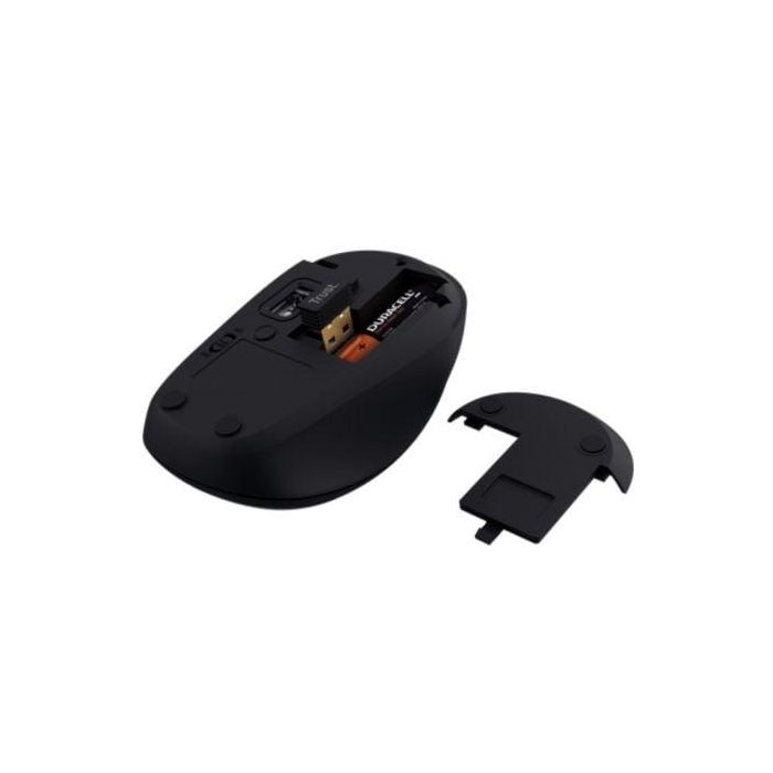Ratón Mini Inalámbrico Trust Yvi+ Multidispositivo/ Hasta 1600 DPI/ Negro 3 Ratón Mini Inalámbrico Trust Yvi+ Multidispositivo/ Hasta 1600 DPI/ Negro 3