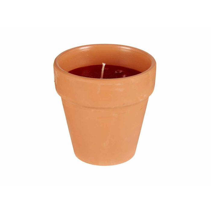 Vela Vaso Barro Geranio Ibergarden 8CM (48 Unidades) 1 Vela Vaso Barro Geranio Ibergarden 8CM (48 Unidades) 1