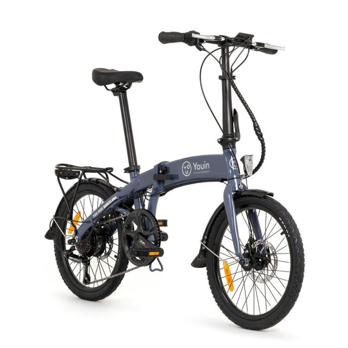 Bicicleta Eléctrica Youin BK1300 250 W 9600 mAh 20" Azul Gris 25 km/h 5