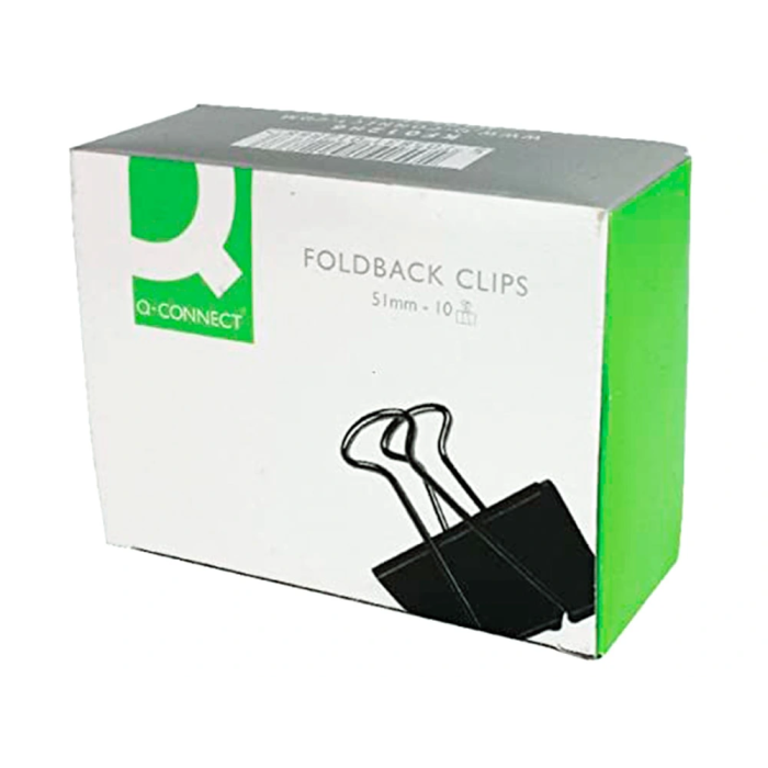 Q-connect Pinza metalica reversible n.5 51 mm Caja de 10 unidades 2