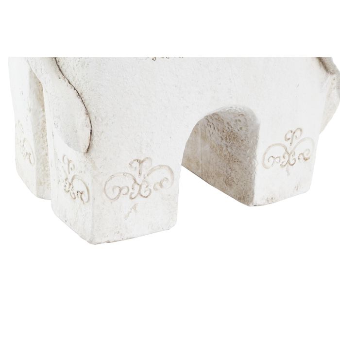 Figura Oriental DKD Home Decor Blanco 24 x 46 x 42 cm 2 Figura Oriental DKD Home Decor Blanco 24 x 46 x 42 cm 2