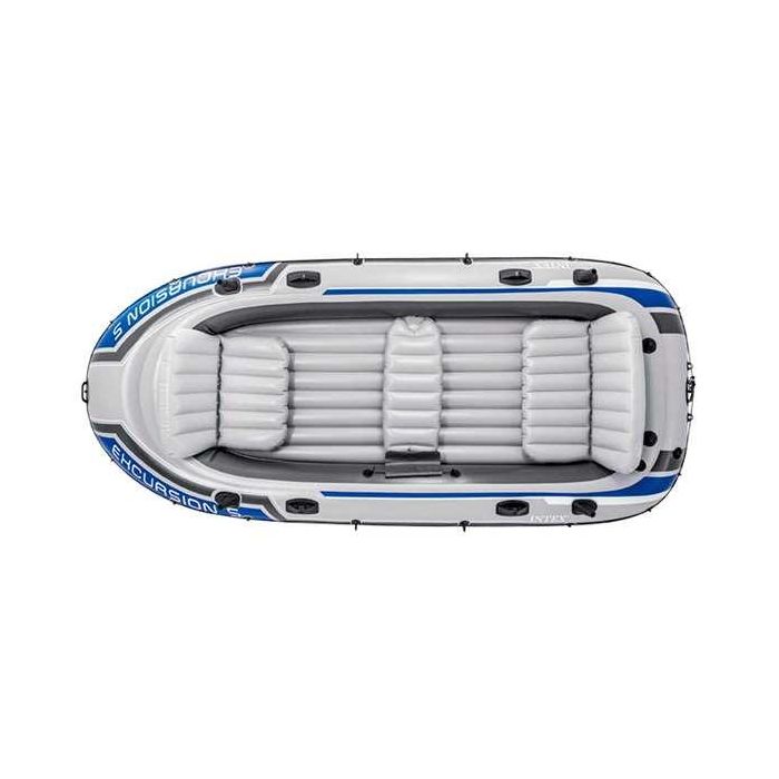Barca Hinchable Colorbaby Azul Blanco 5 personas 2 Barca Hinchable Colorbaby Azul Blanco 5 personas 2