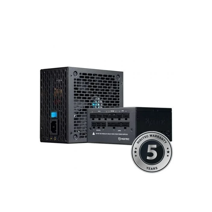 Hiditec Fuente de Alimentación GDX850 V3 850W 80 Plus Gold ATX 3.1 PCIe 5.1 Ventilador 14cm Modular
