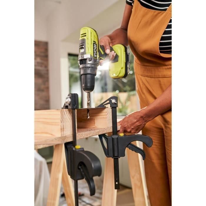 Taladro atornillador de impacto inalámbrico - RYOBI - 18 V - Con bolsa, accesorios, batería y cargador 5 Taladro atornillador de impacto inalámbrico - RYOBI - 18 V - Con bolsa, accesorios, batería y cargador 5