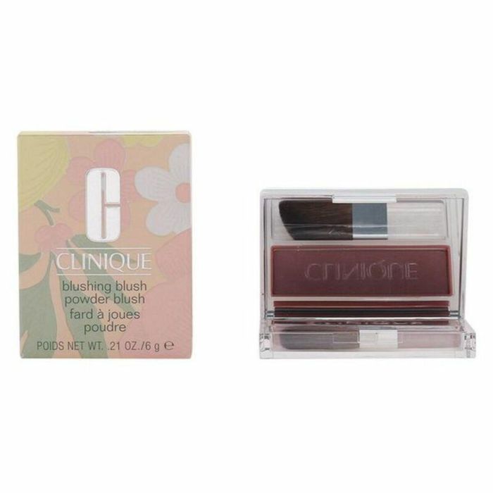 CLINIQUE BLUSHING BLUSH powder blush #110-precious posy, Colorete en polvo, textura suave, larga duración, 6 g 2