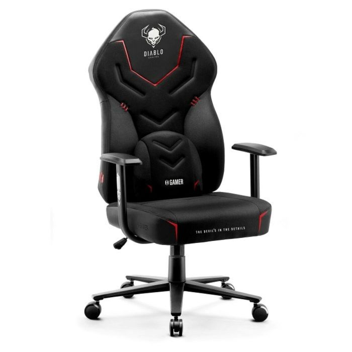 Silla Gaming Diablo Chairs Diablo X-GAMER 2.0 Normal Negro 2 Silla Gaming Diablo Chairs Diablo X-GAMER 2.0 Normal Negro 2