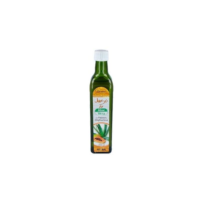 TONGIL Vitaloe Zumo de Aloe Vera y Papaya 500ml para Mantenimiento Digestivo Vegano