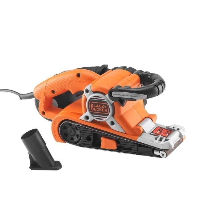Black & Decker KA88-QS - Lijadora de Banda Eléctrica de 720W de Potencia, para Lijas de 75x533 mm 1