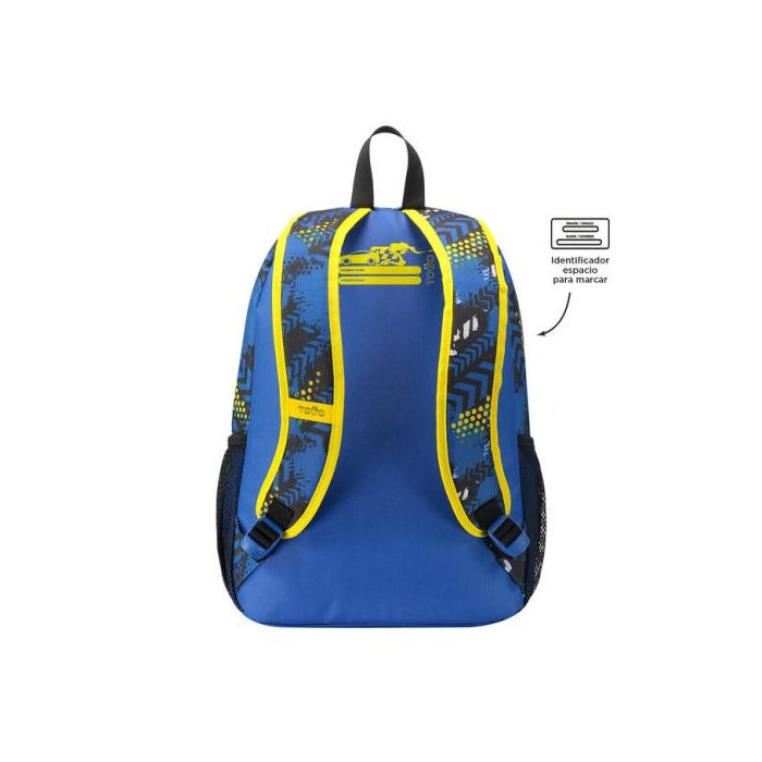 Totto Mochila Escolar Grande de Carreras de Coches Velocity Collection, 17.9 Litros, MJ04VLC003-2310-6J7L 3