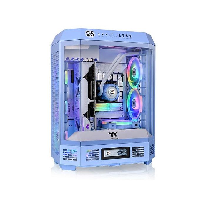 Thermaltake The Tower 600 Midi Tower Hydrangea Blue Caja PC Gaming con Panel de Vidrio Templado y Soporte ATX/micro ATX/Mini-ITX para Juego 0 Thermaltake The Tower 600 Midi Tower Hydrangea Blue Caja PC Gaming con Panel de Vidrio Templado y Soporte ATX/micro ATX/Mini-ITX para Juego 0