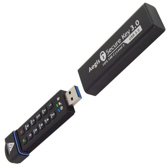Apricorn 16GB, USB Type A, 195 MB/s read, 162 MB/s write, Hardware Encryption 3 Apricorn 16GB, USB Type A, 195 MB/s read, 162 MB/s write, Hardware Encryption 3