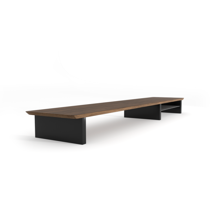 Phoenix technologies Harmony Estante Elevador De Monitor de Madera Laminada, para 2 Monitores o 34" Ultra Panorámico 3