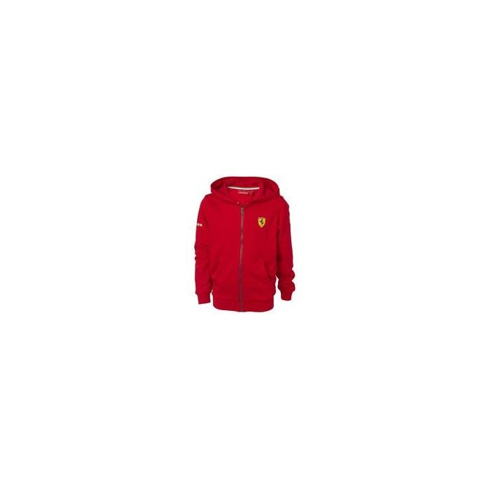 Ferrari SW5100013600475 Chaqueta con Capucha Infantil para Niños, Color Rojo, Talla 6 años - Producto Oficial Scuderia Competición Ferrari SW5100013600475 Chaqueta con Capucha Infantil para Niños, Color Rojo, Talla 6 años - Producto Oficial Scuderia Competición