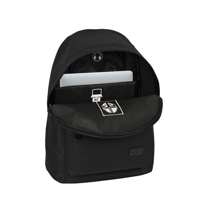 Mochila para Portátil The Mandalorian 14,1'' Negro