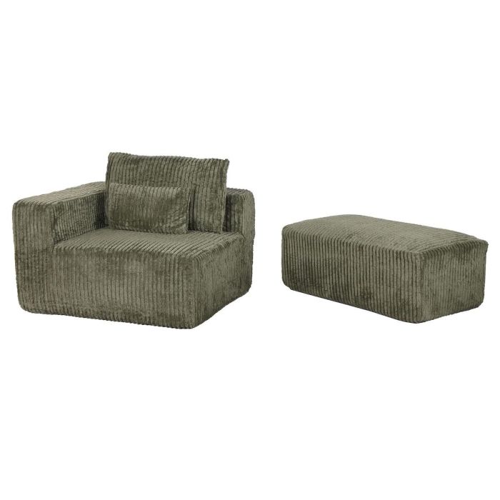 Sofá Home ESPRIT Verde Scandi 220 x 158 x 91 cm 3