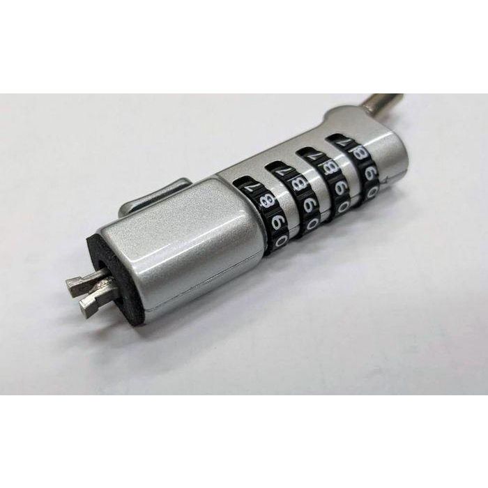 eSTUFF Cerradura de Seguridad Delgada para Ranura Wedge para Proteger Dispositivos Electrónicos