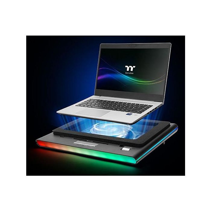 Thermaltake Enfriador de Portátil Massive EXTREME con Ventilador de 12 cm y 3500 RPM 2 Thermaltake Enfriador de Portátil Massive EXTREME con Ventilador de 12 cm y 3500 RPM 2