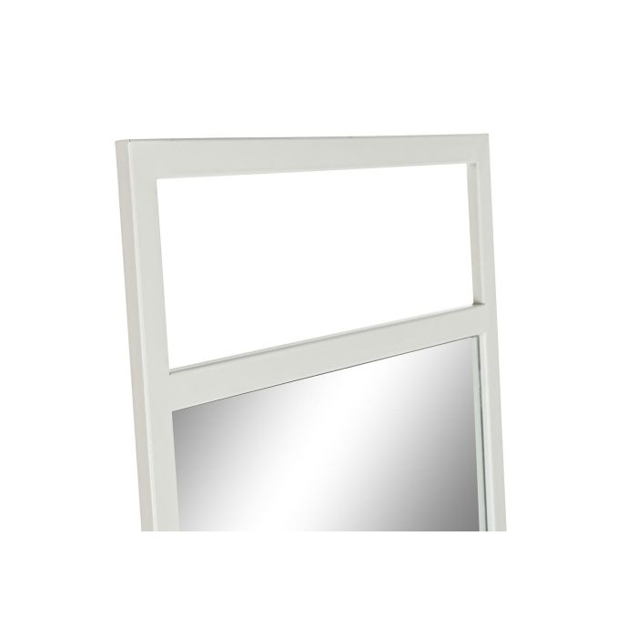 Espejo de pie DKD Home Decor Blanco Metal Espejo Rectangular 30 x 40 cm 39 x 40 x 160 cm 1