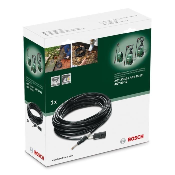 BOSCH Pipe Cleaner - Accesorio limpiador de alta presión - 10 m 2 BOSCH Pipe Cleaner - Accesorio limpiador de alta presión - 10 m 2
