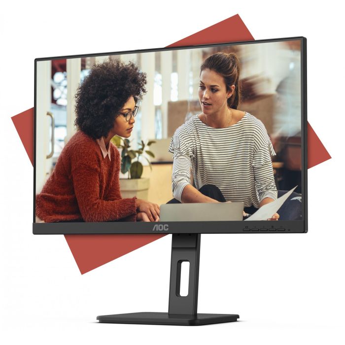 AOC 27E3QAF Monitor 27" FHD IPS 1920x1080 4ms 75Hz HDMI VGA DP Speaker Pivot Black 2