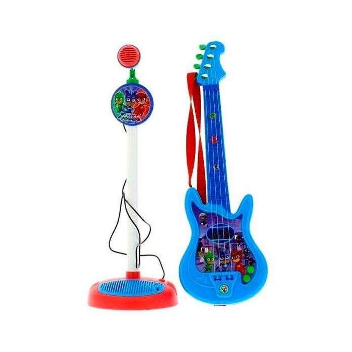 Reig Guitarra y Micrófono de Pie PJ Masks con Amplificador (Altura Regulable) 9