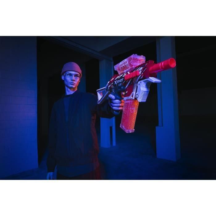 Hyper Gel Blaster - ZURU - X-SHOT Fuego traza medio - Automático y semiautomático - 2500 perdigones - Alcance 51 m/seg 5 Hyper Gel Blaster - ZURU - X-SHOT Fuego traza medio - Automático y semiautomático - 2500 perdigones - Alcance 51 m/seg 5