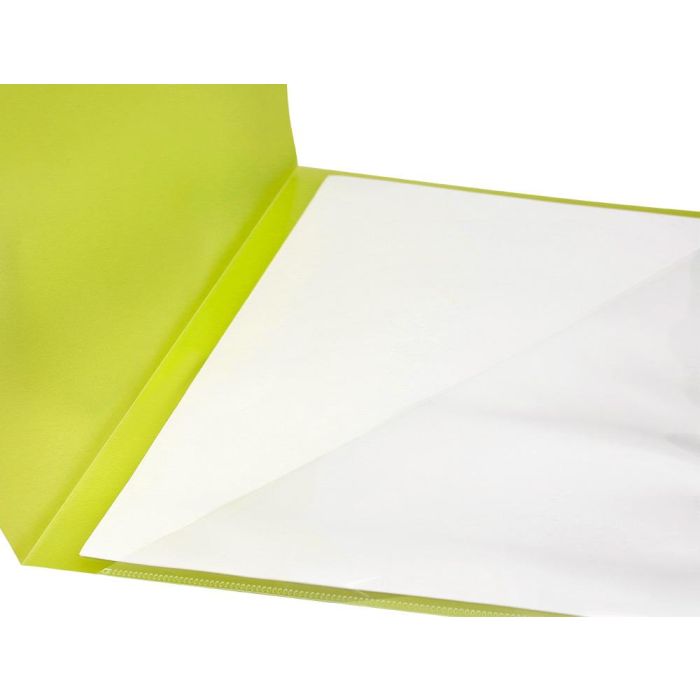 Carpeta Liderpapel Dossier A4 Uñero Amarillo Fluor Opaco 10 unidades 4