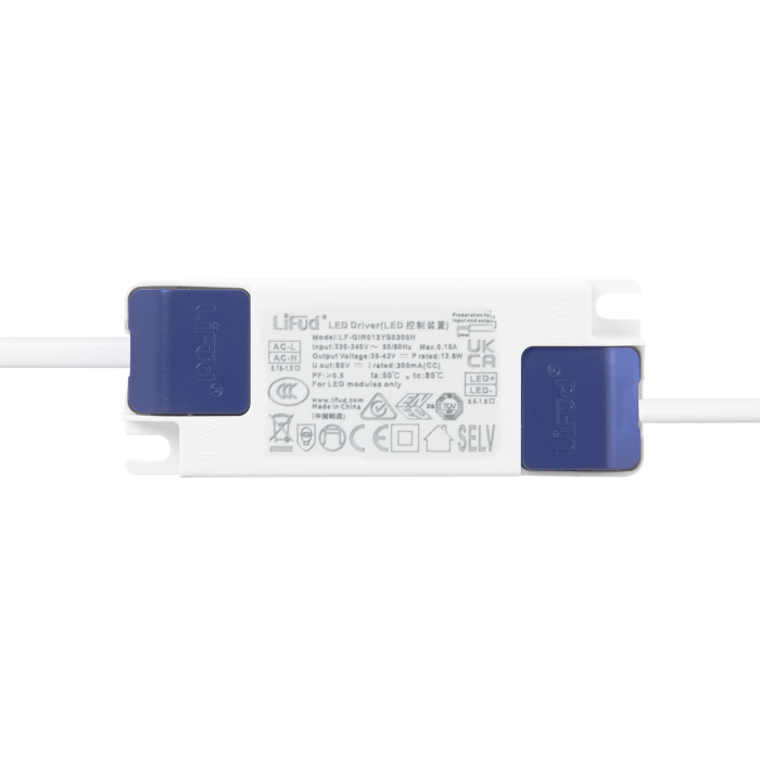 Downlight LED 12W 140Lm/W Driver LIFUD Flicker Free 6000ºK [HO-DL01-LI-12W-CW] 2