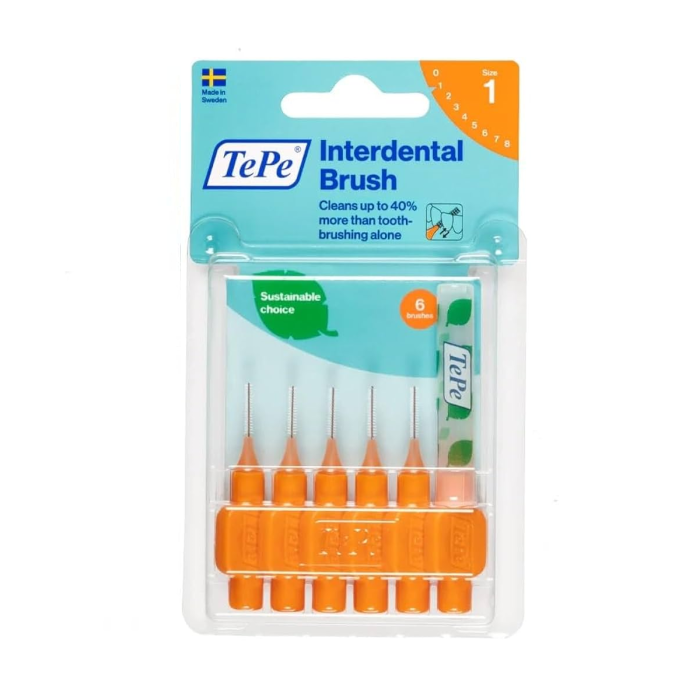 Cepillo Interdental Naranja 0.45 Blister 6 Unidades.