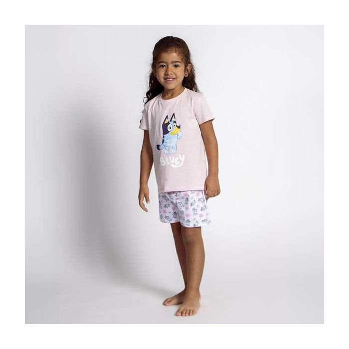 Cerdá Pijama Corto Single Jersey Bluey Talla 4 Años Rosa 4