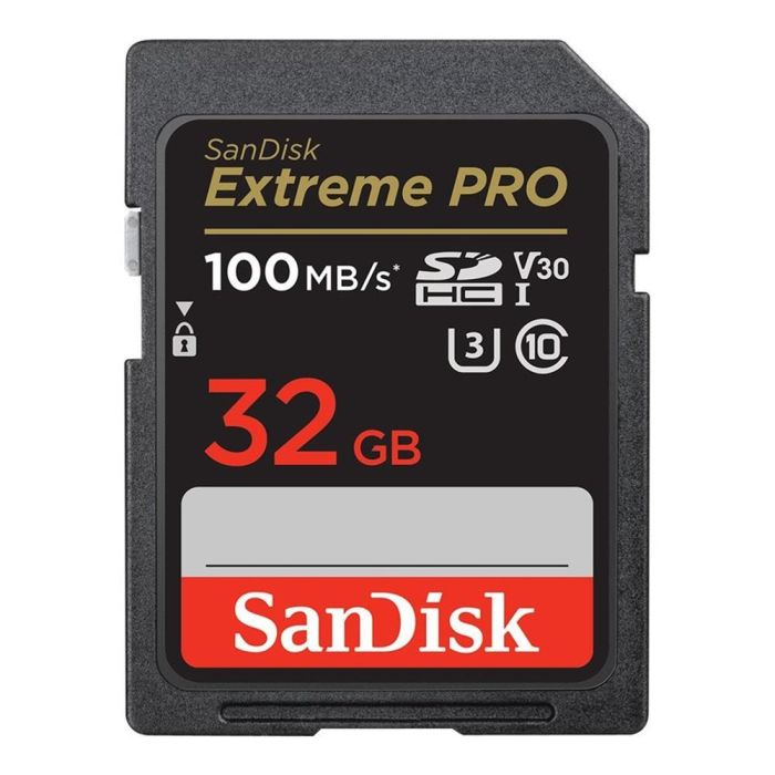 SanDisk Extreme Pro SDHC Tarjeta de Memoria 32 GB UHS-I Clase 10 / U3 / V30, Velocidad hasta 100 MB/s, Resistente (SDSDXXY-032G-GN4IN) SanDisk Extreme Pro SDHC Tarjeta de Memoria 32 GB UHS-I Clase 10 / U3 / V30, Velocidad hasta 100 MB/s, Resistente (SDSDXXY-032G-GN4IN)