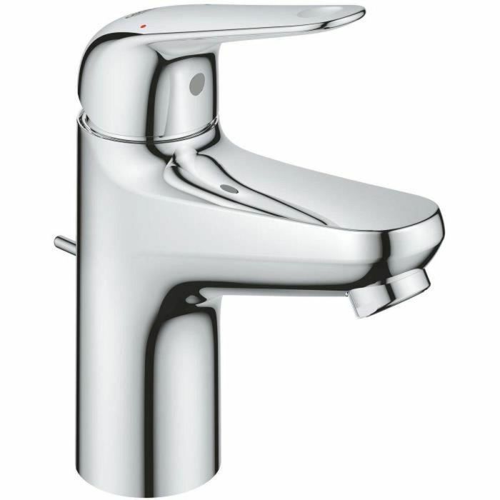 Grohe 24316001 Mezclador Monomando de Lavabo Swift, Cromo, Talla S, con Ahorro de Agua, Caño Extraíble y Desagüe Grohe 24316001 Mezclador Monomando de Lavabo Swift, Cromo, Talla S, con Ahorro de Agua, Caño Extraíble y Desagüe