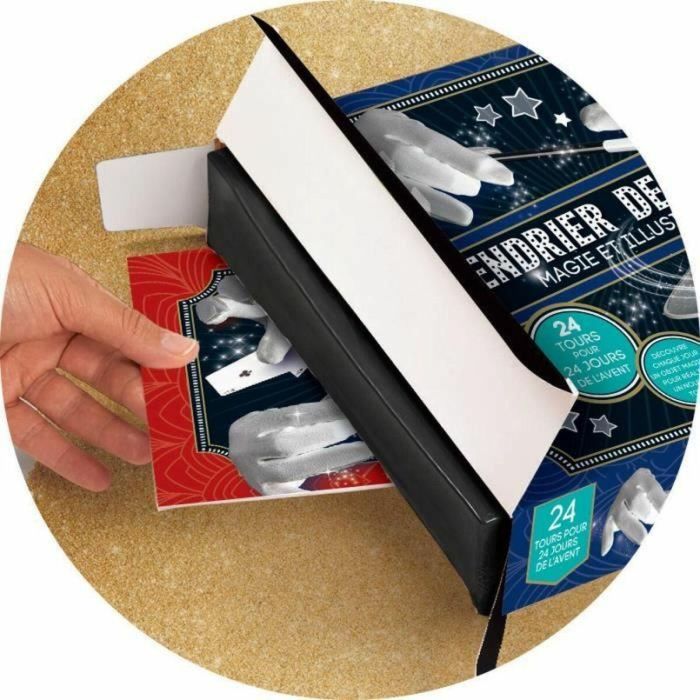 Clementoni 8005125528554 Calendario Mágico de Adviento 24 Días: 24 Trucos de Magia con Manual Ilustrado