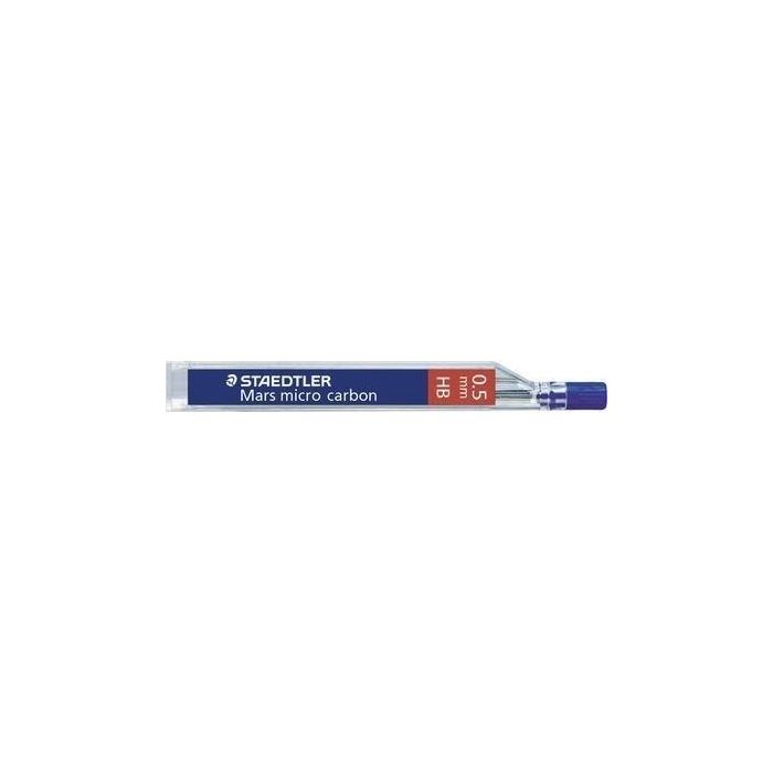 Staedtler Minas Grafito Mars Micro 0,5 mm Hb - Tubo con 12 Unidades. Alta Resistencia, Flexibilidad y Color Negro Intenso. 0 Staedtler Minas Grafito Mars Micro 0,5 mm Hb - Tubo con 12 Unidades. Alta Resistencia, Flexibilidad y Color Negro Intenso. 0
