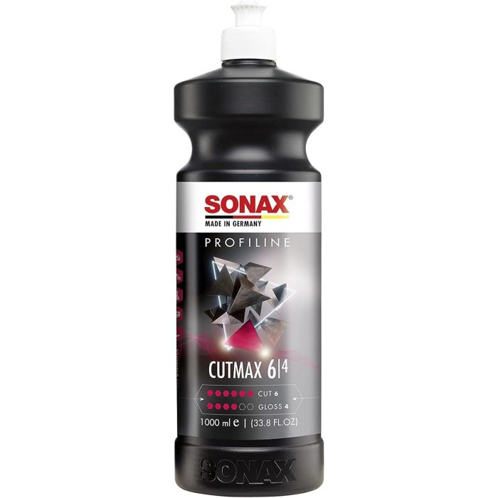 Sonax SX02463000 Profiline Cutmax Pasta de Lijado Altamente Abrasiva. Elimina Rayas Profundas y Marcas de Lijado P1000. 1 L Sonax SX02463000 Profiline Cutmax Pasta de Lijado Altamente Abrasiva. Elimina Rayas Profundas y Marcas de Lijado P1000. 1 L