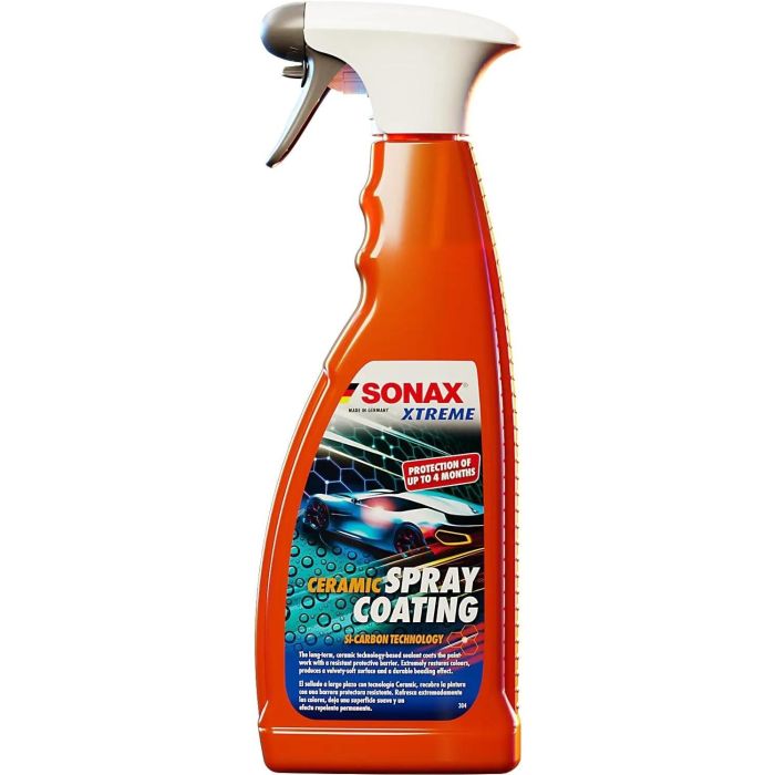 Sonax SX02574000 Xtreme Revestimiento Cerámico en Spray con Tecnología Si-Carbon para Coche, Protección Duradera y Brillo Espejo Sonax SX02574000 Xtreme Revestimiento Cerámico en Spray con Tecnología Si-Carbon para Coche, Protección Duradera y Brillo Espejo