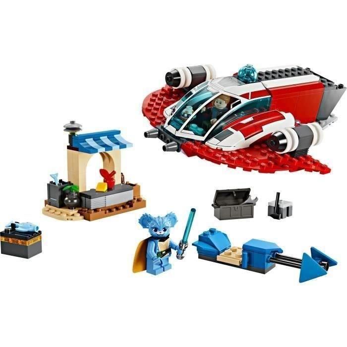 LEGO 75384 Star Wars El Halcón de Fuego Carmesí, Juguete de Construcción con Moto Speeder y Minifiguras 3