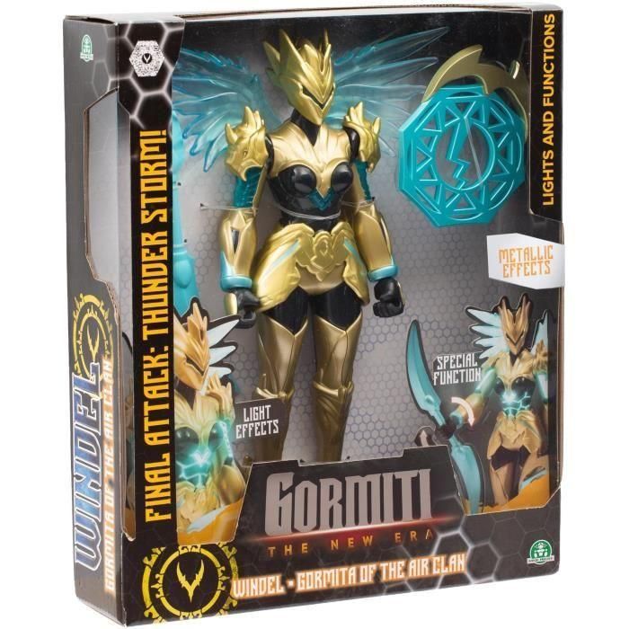 Figura articulada - GORMITI - Gormiti con Ataque ligero Aéreo - Windel - 27 cm - a partir de 4 años - GRV072 1
