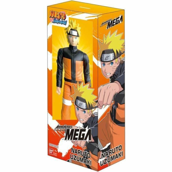 Figura articulada grande - BANDAI - Anime Heroes - Naruto Shippuden - Mega Figura Anime Heroes 30 cm - Naruto Uzumaki 4