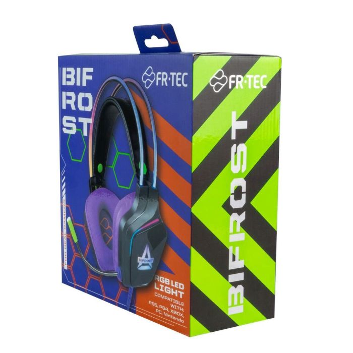 Auriculares Gaming con Micrófono FR-TEC BIFROST/ Jack 3.5/ Purpura 1 Auriculares Gaming con Micrófono FR-TEC BIFROST/ Jack 3.5/ Purpura 1