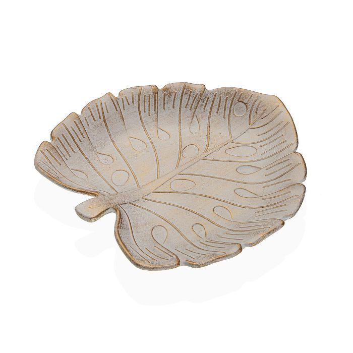 Centro De Mesa Dorado Gastado Con Forma De Hoja Versa 17X3CM (4 Unidades) Centro De Mesa Dorado Gastado Con Forma De Hoja Versa 17X3CM (4 Unidades)