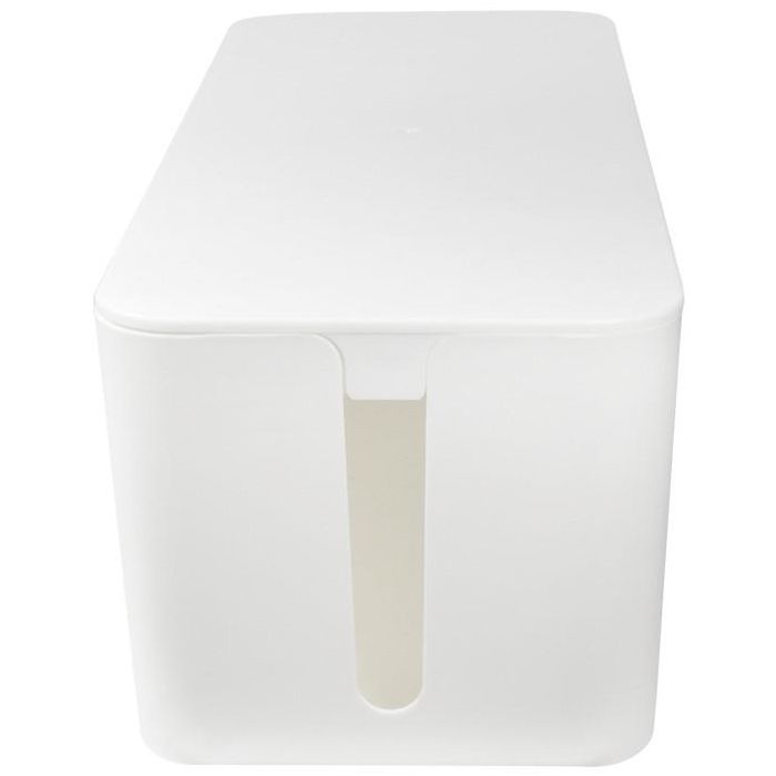 LogiLink KAB0063 Caja de Gestión de Cables Grande 407x157x133.5mm Blanco Plástico Organizador 1