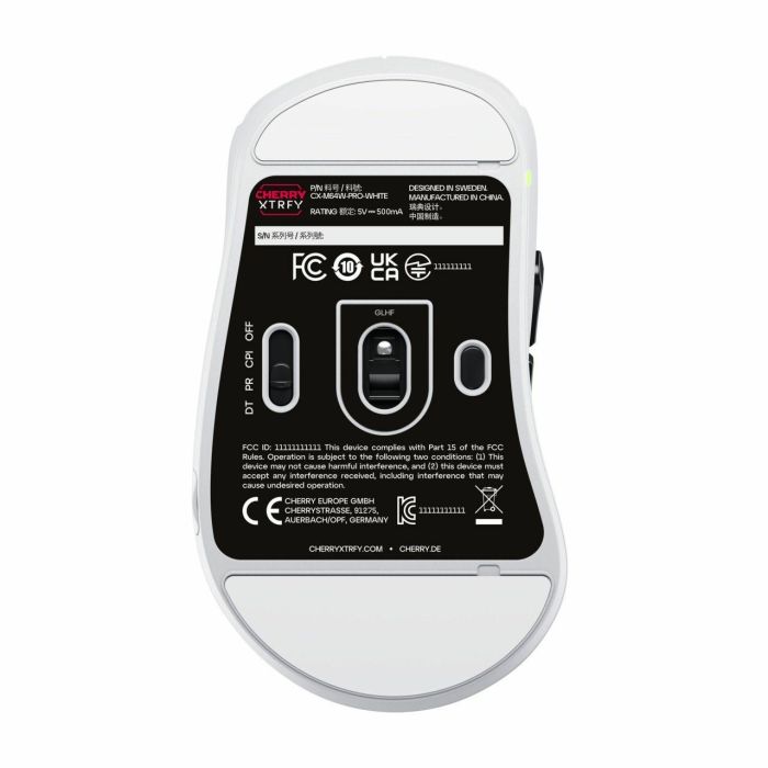 Cherry XTRFY CX-M64W-PRO-WHITE Wireless Maus 6 Cherry XTRFY CX-M64W-PRO-WHITE Wireless Maus 6