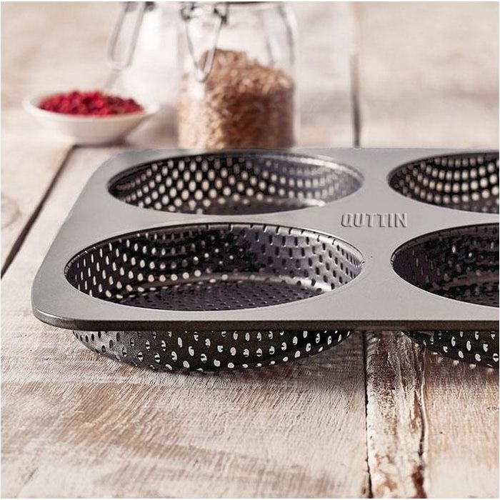Quttin Molde para 4 Panes de Hamburguesa Perforado 28x28 cm (12 Unidades) 1