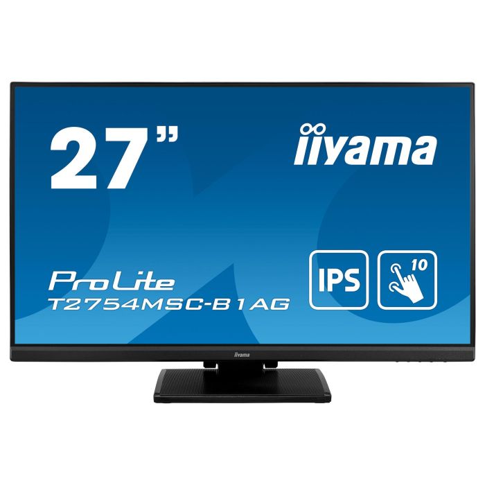 Iiyama T2754MSC-B1AG Monitor Táctil 27" Full HD IPS, 10 Puntos, Anti-glare, Negro, Altavoces Iiyama T2754MSC-B1AG Monitor Táctil 27" Full HD IPS, 10 Puntos, Anti-glare, Negro, Altavoces
